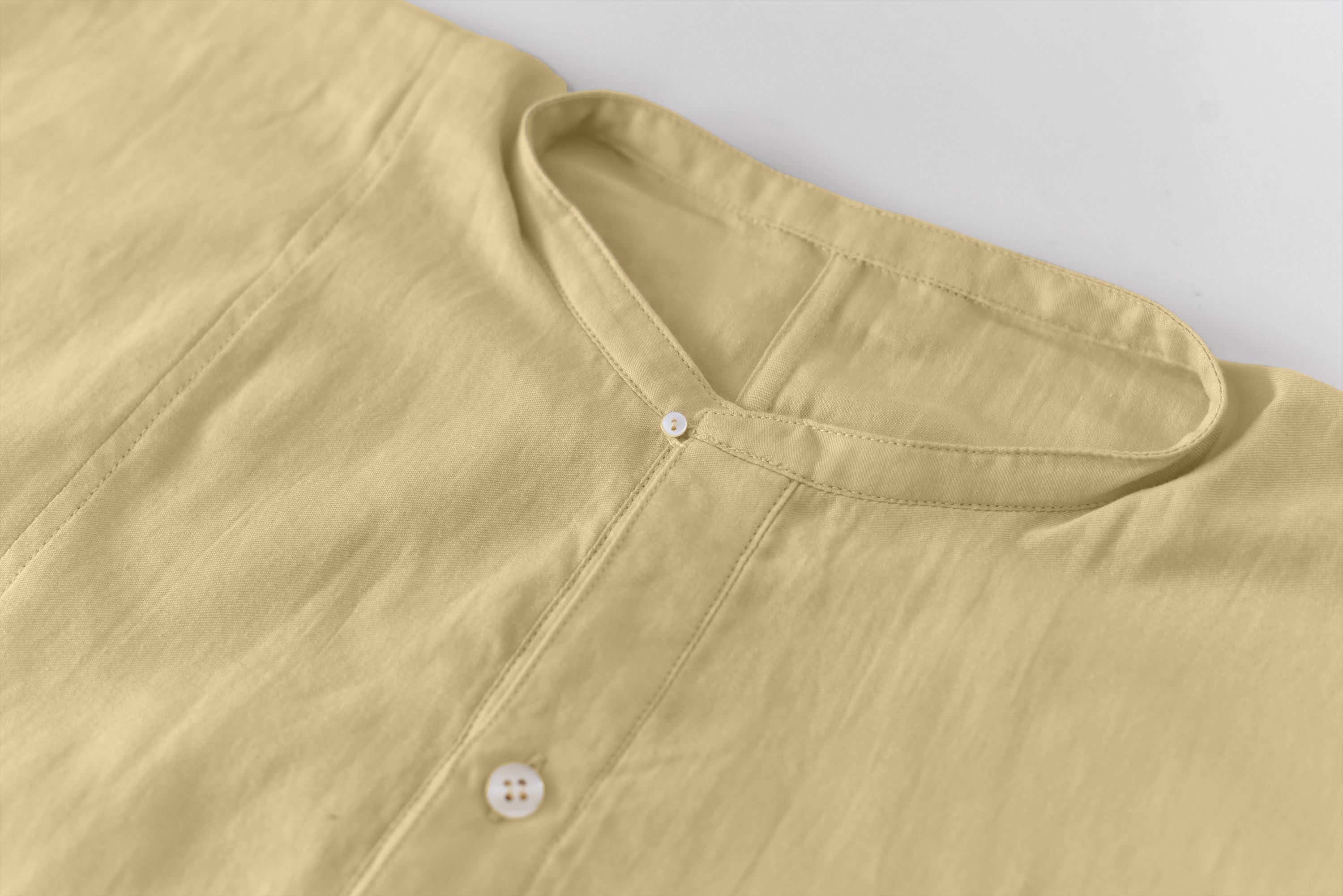 [Echizen Tunic] Organic cotton/yellow (Japanese ragwort)