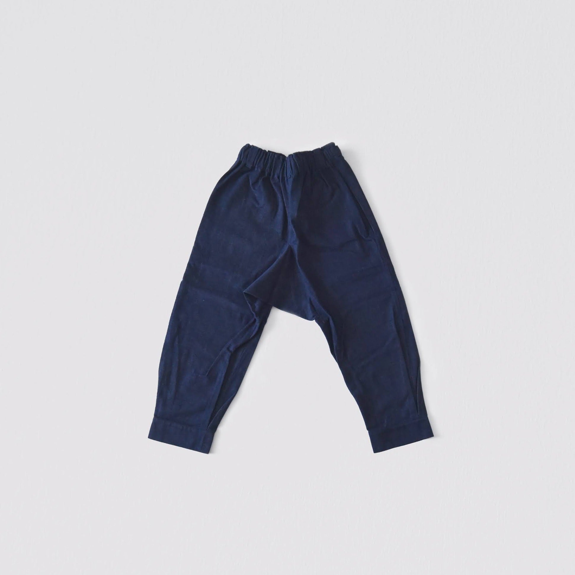 [Hakama] Organic cotton denim/indigo dyed dark