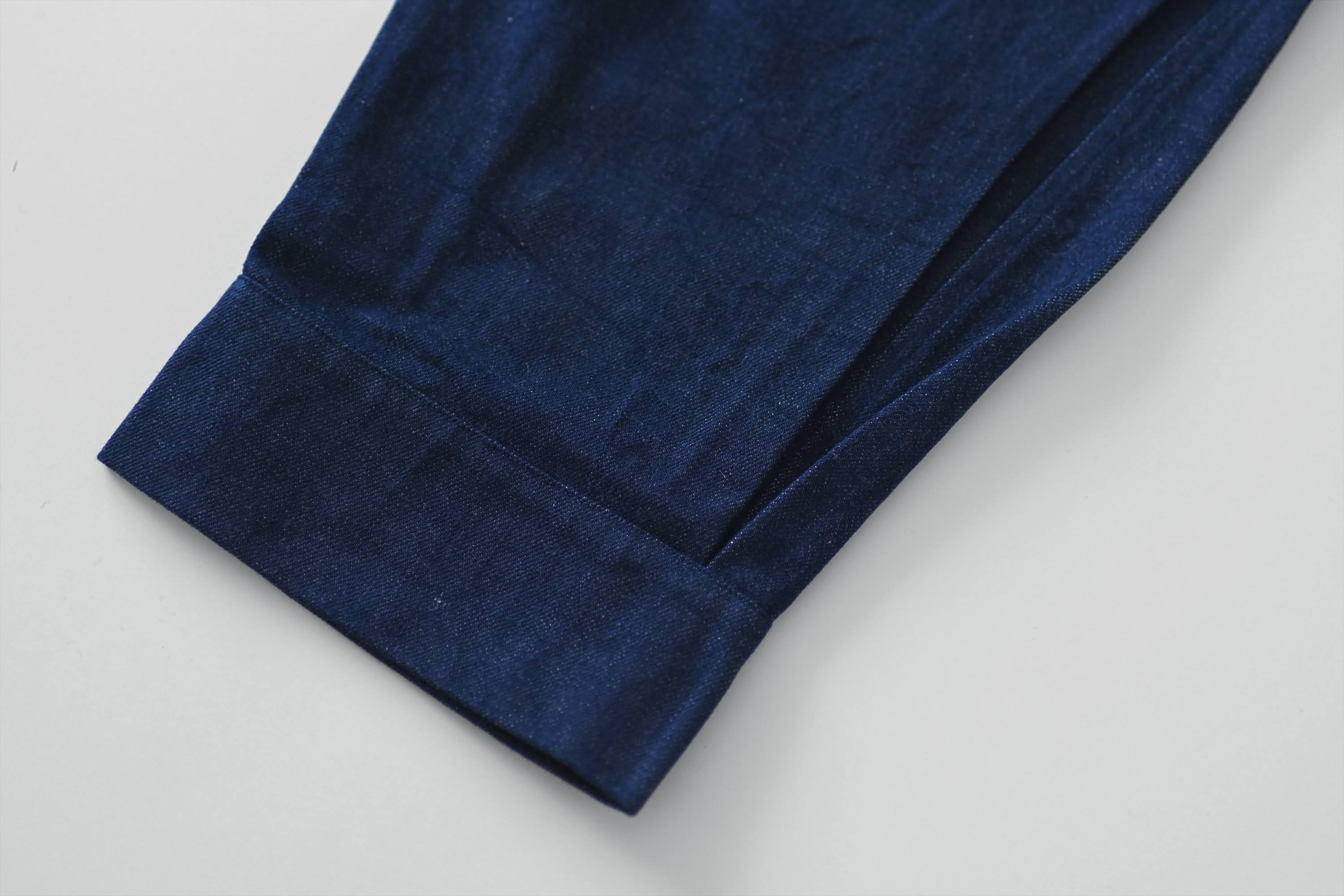 [Hakama] Organic cotton denim/indigo dyed dark