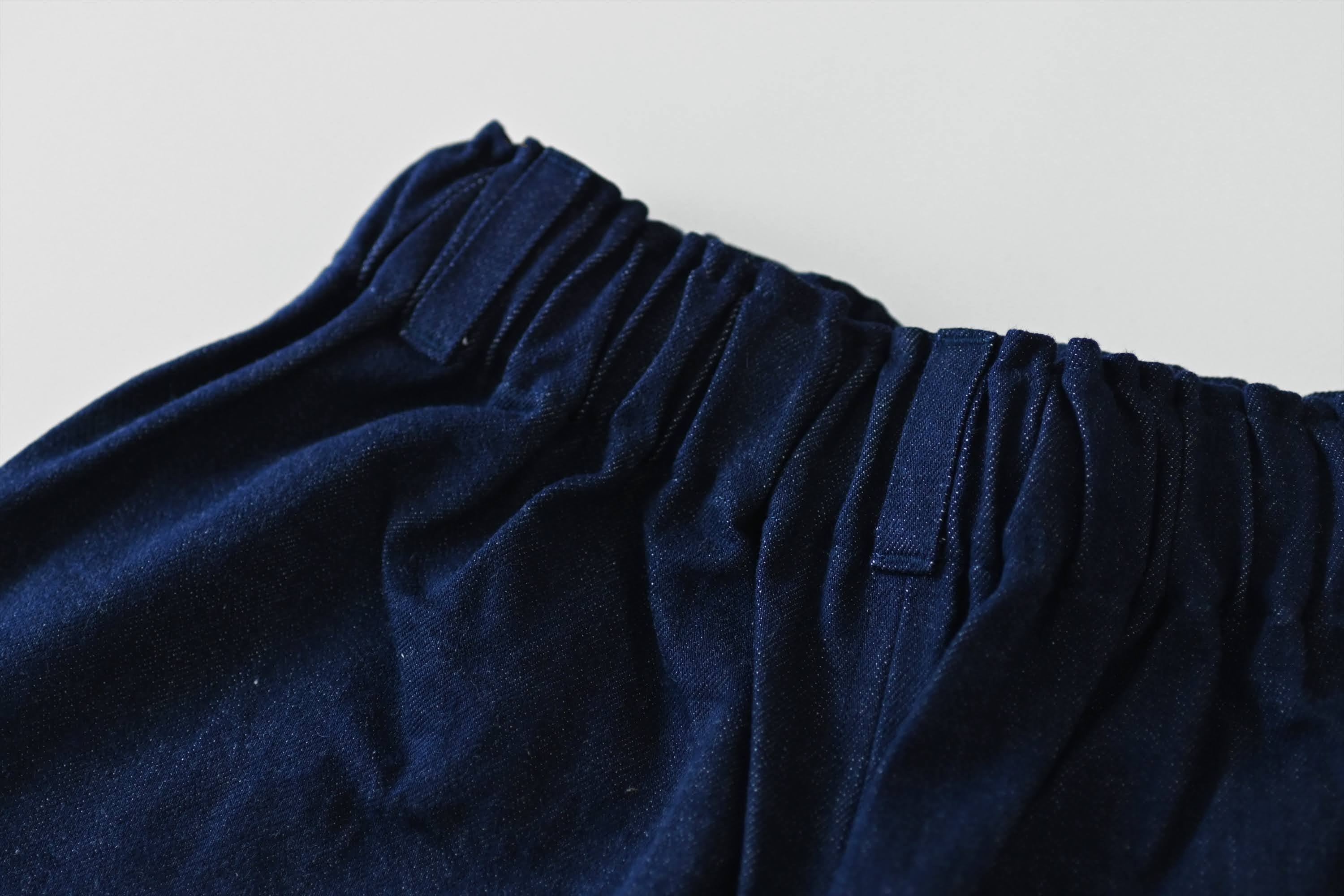 [Hakama] Organic cotton denim/indigo dyed dark