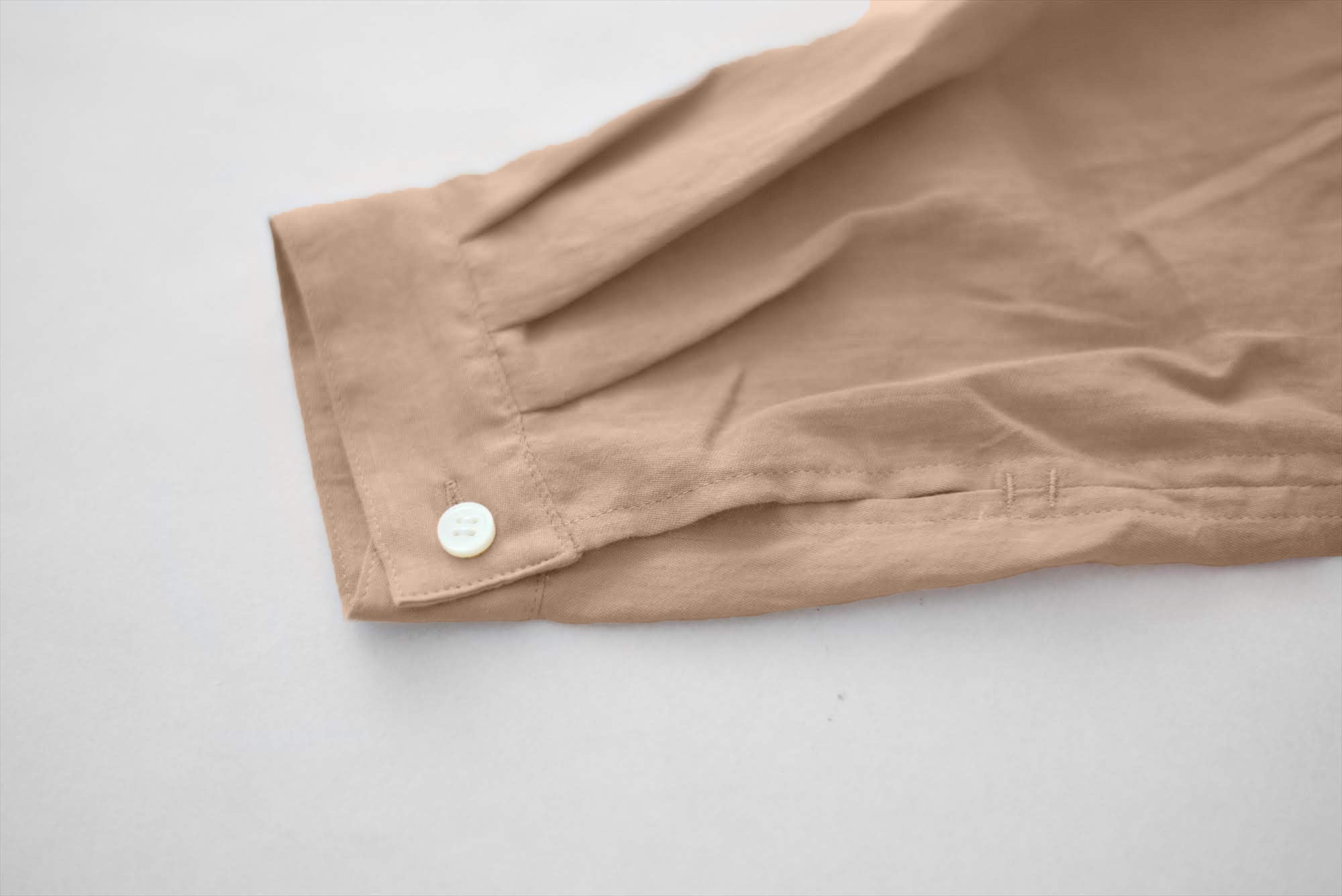 [Echizen One-piece] Organic cotton/ Light brown (walnut)