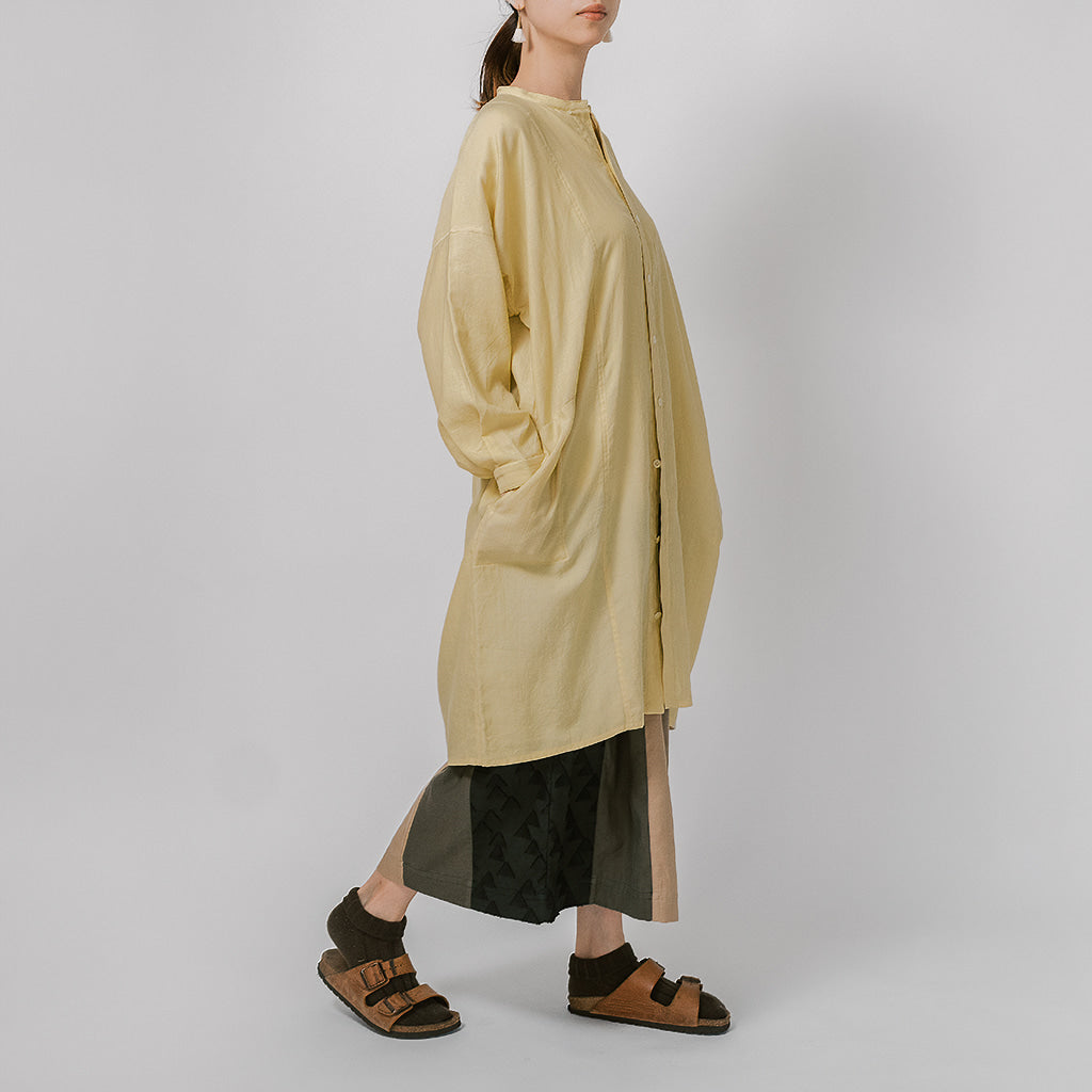 [Echizen Tunic] Organic cotton/yellow (Japanese ragwort)