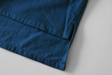 ［シャツ］Vネックシャツ/オーガニックコットン/いとしろ藍