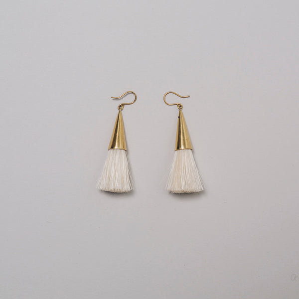 ［ピアス］タッセルピアス(真鍮/シルク)