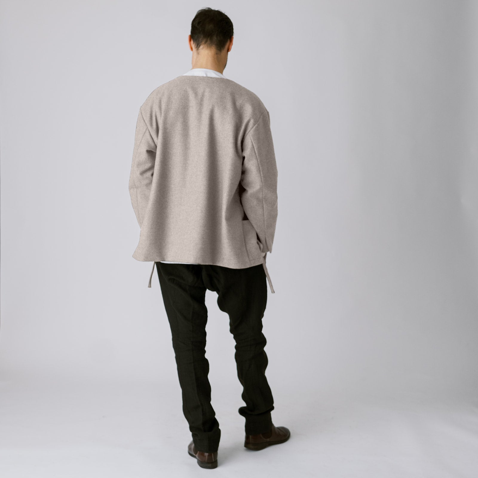 [Jacket] Wool (black merino) / Loop / Available in 2 colors