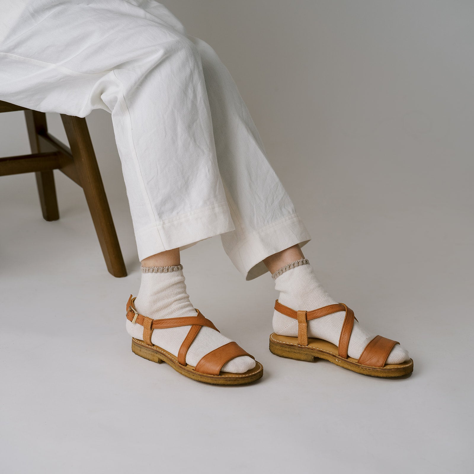 [Socks] Linen and ramie / 2 colors available