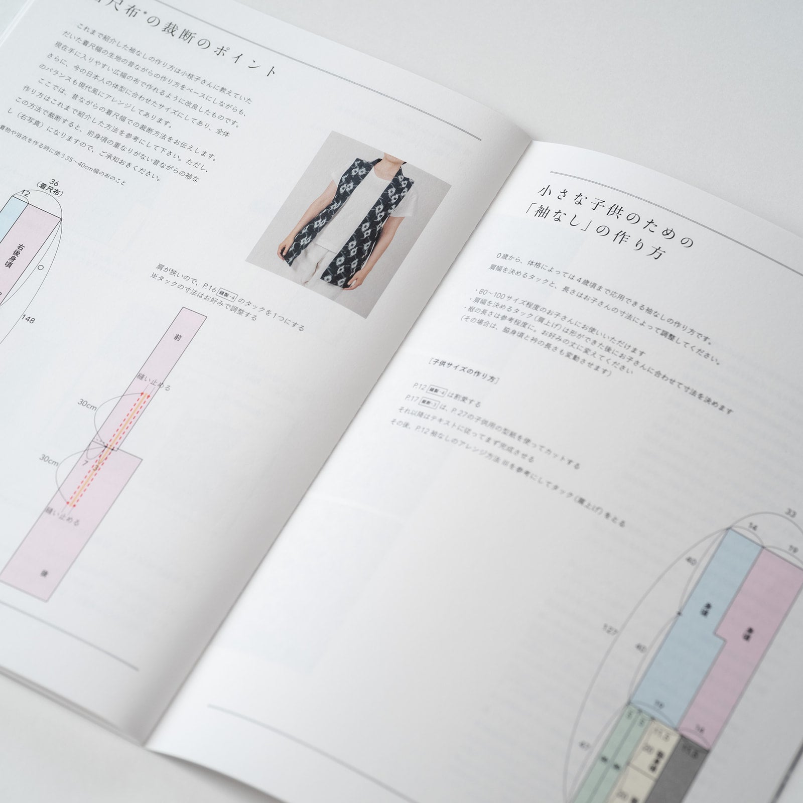 袖なしの作り方［いとしろ民衣シリーズ］