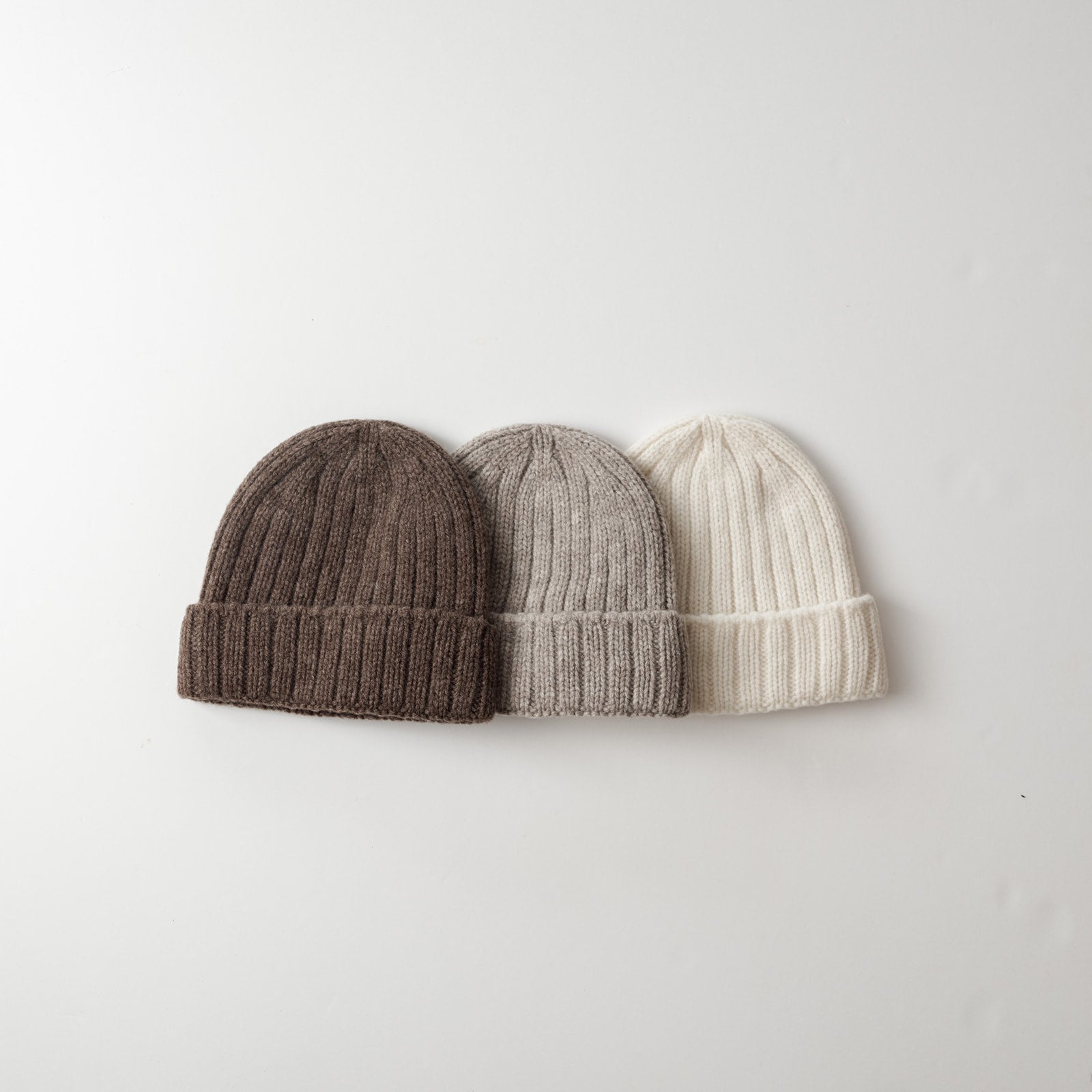 [Knitted hat] Wool (black merino) / 3 colors available