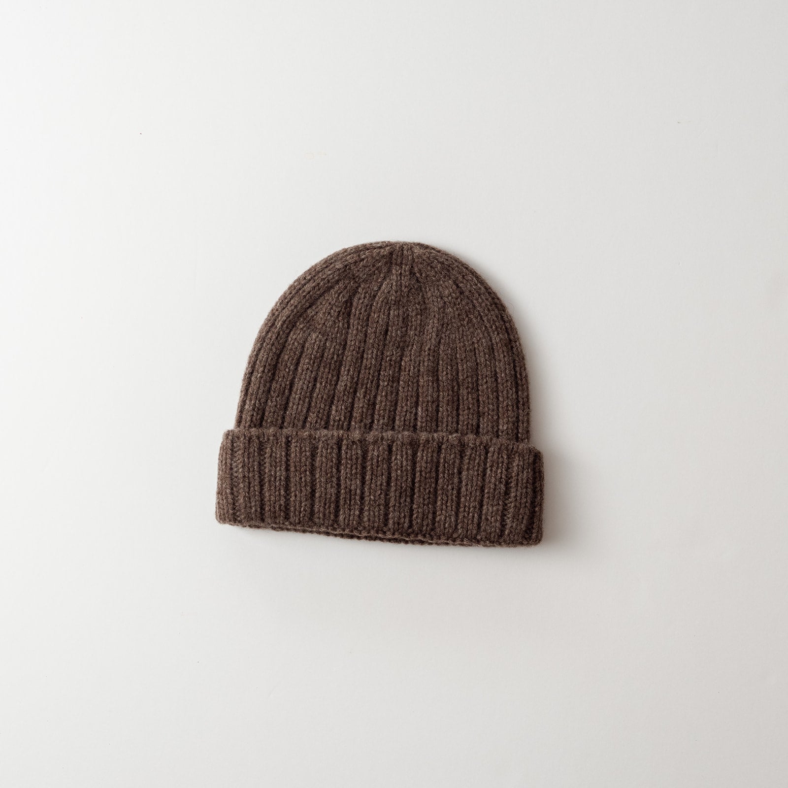 [Knitted hat] Wool (black merino) / 3 colors available