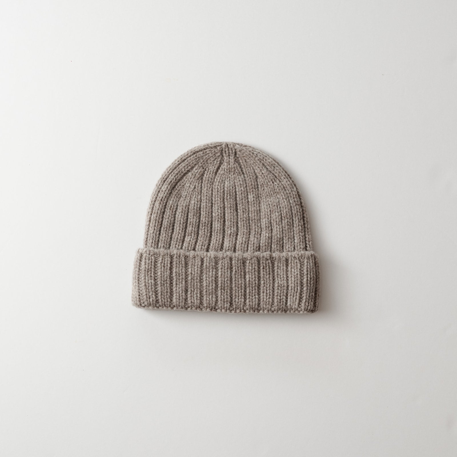 [Knitted hat] Wool (black merino) / 3 colors available