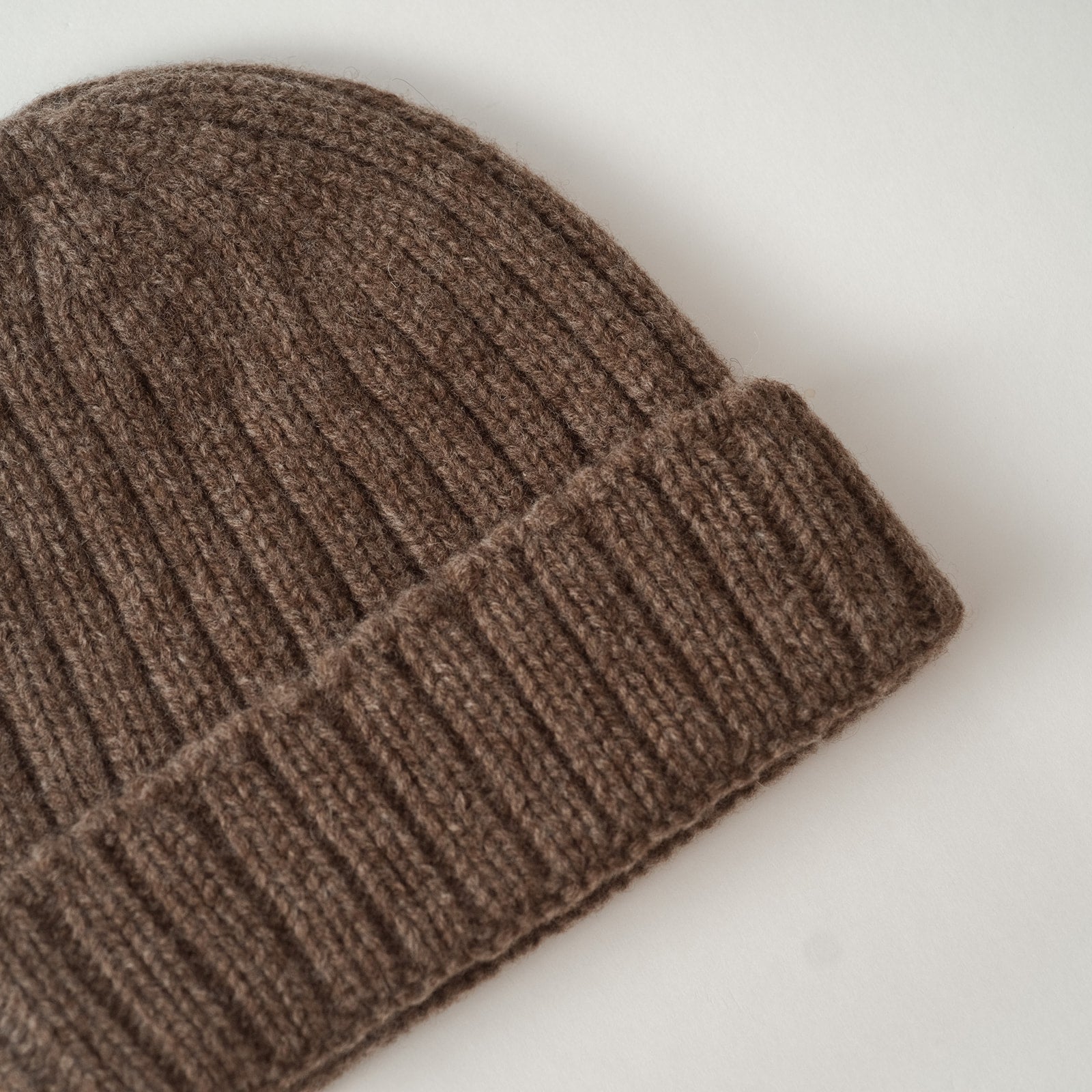 [Knitted hat] Wool (black merino) / 3 colors available