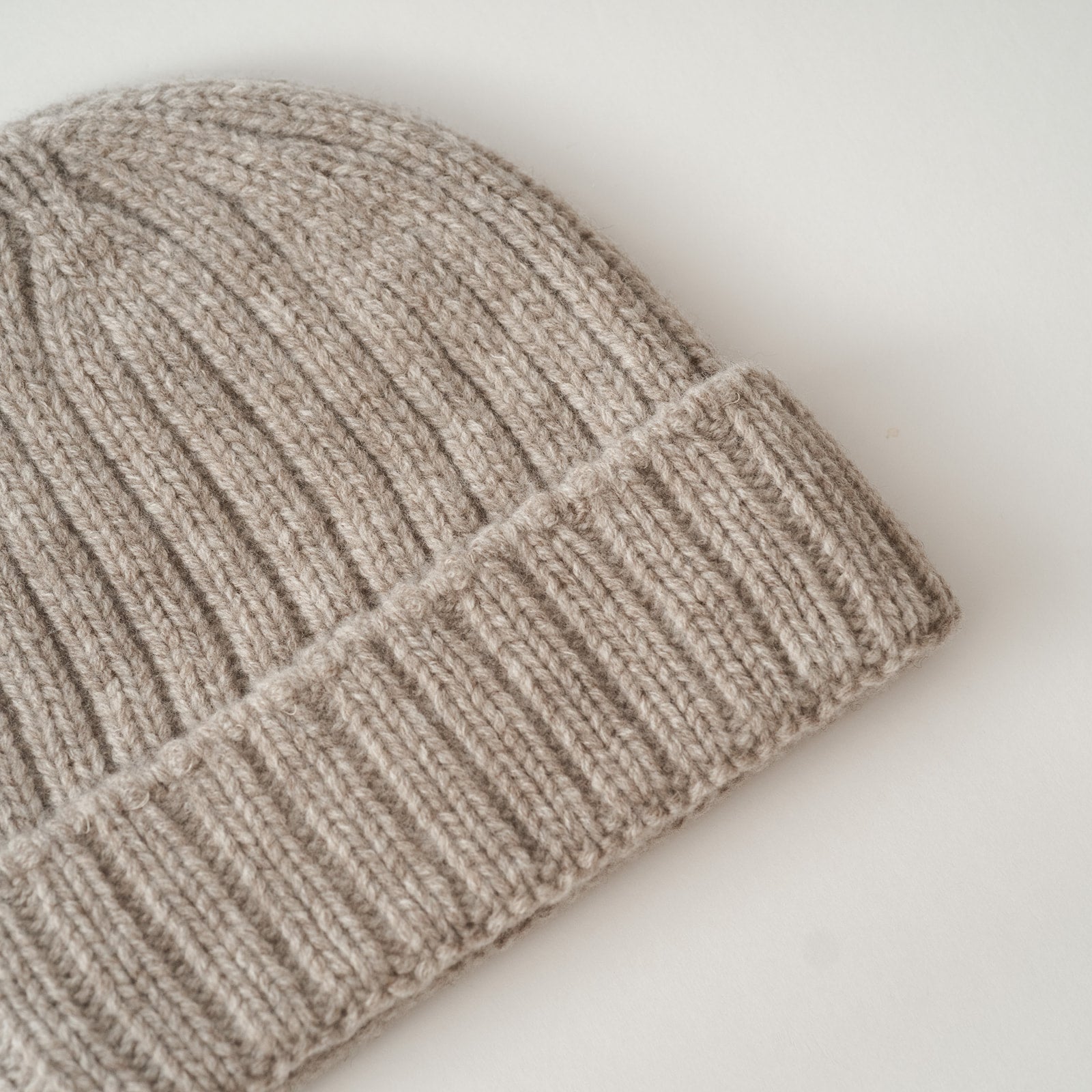 [Knitted hat] Wool (black merino) / 3 colors available