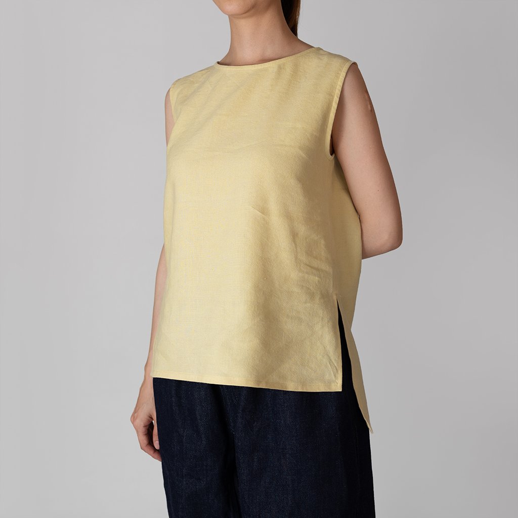 [Shirt] Linen/Plant-dyed (available in 3 colors)