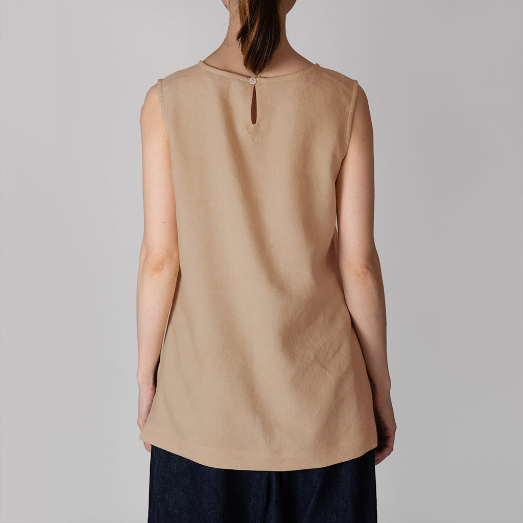 [Shirt] Linen/Orange Pink (Akaso)