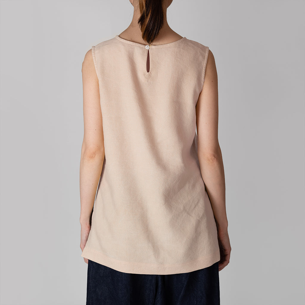 [Shirt] Linen/Plant-dyed (available in 3 colors)