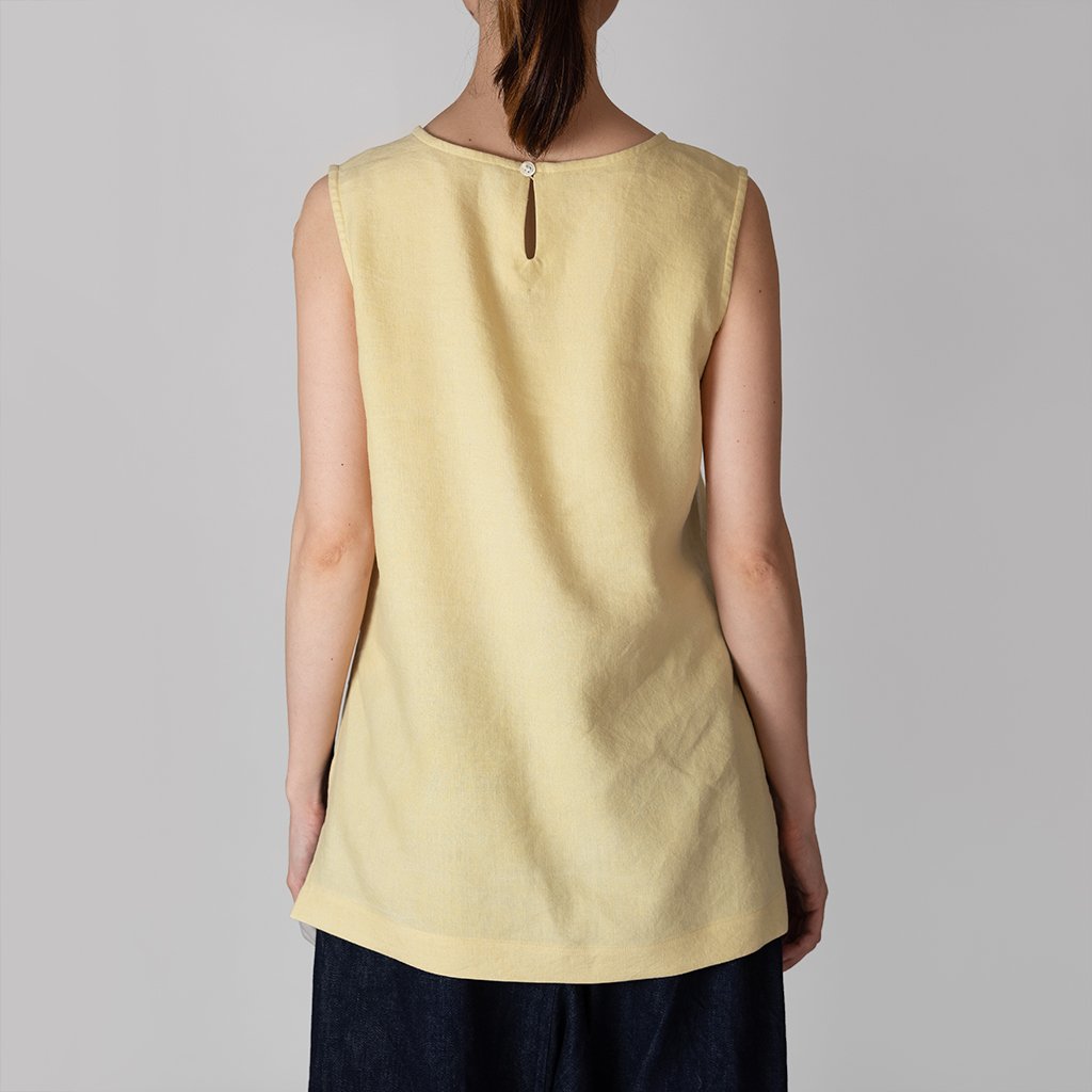 [Shirt] Linen/Plant-dyed (available in 3 colors)